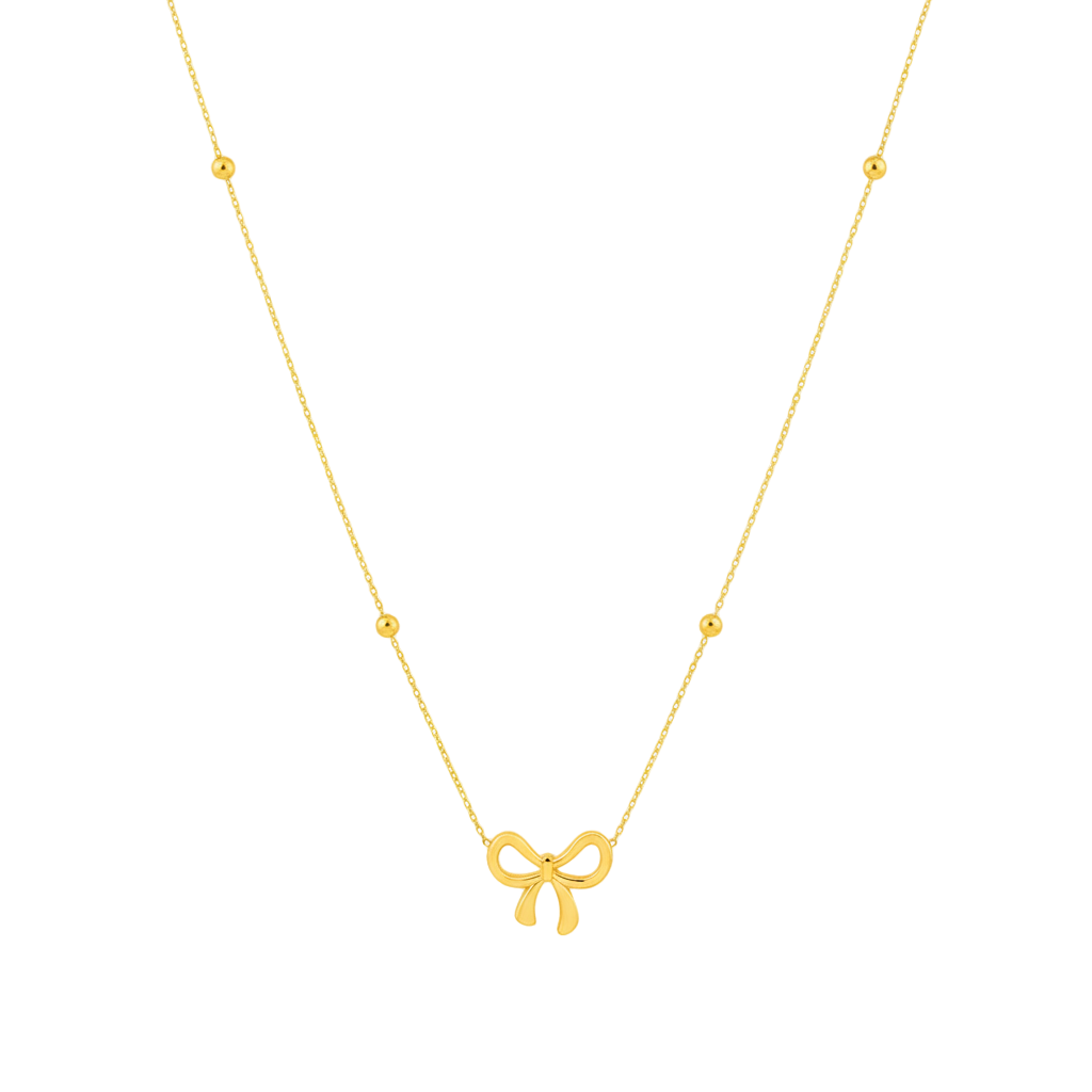 ZARAHÉ Luxe Ribbon Charm Necklace