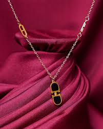 ZARAHÉ Signature Gold & Black Minimalist Necklace
