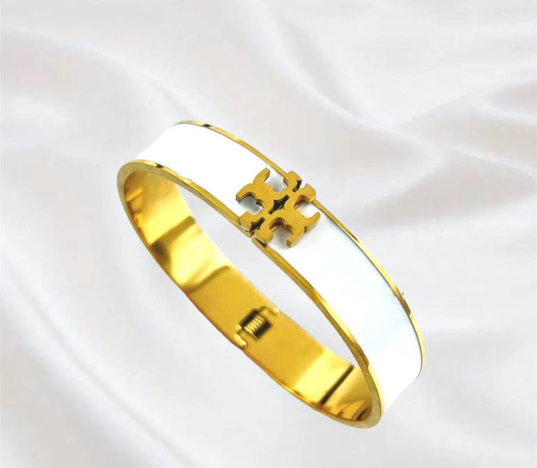 ZARAHÉ Kira Enamelled Elegance Bracelet – Timeless Luxury in Every Detail