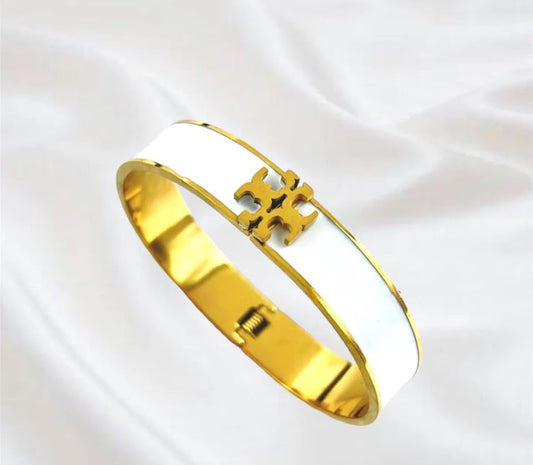 ZARAHÉ Kira Enamelled Elegance Bracelet – Timeless Luxury in Every Detail