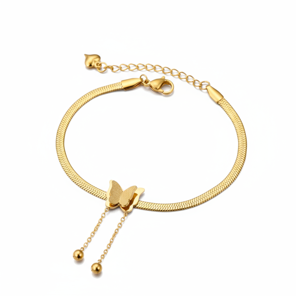 ZARAHÉ Butterfly Grace Gold-Plated Bracelet