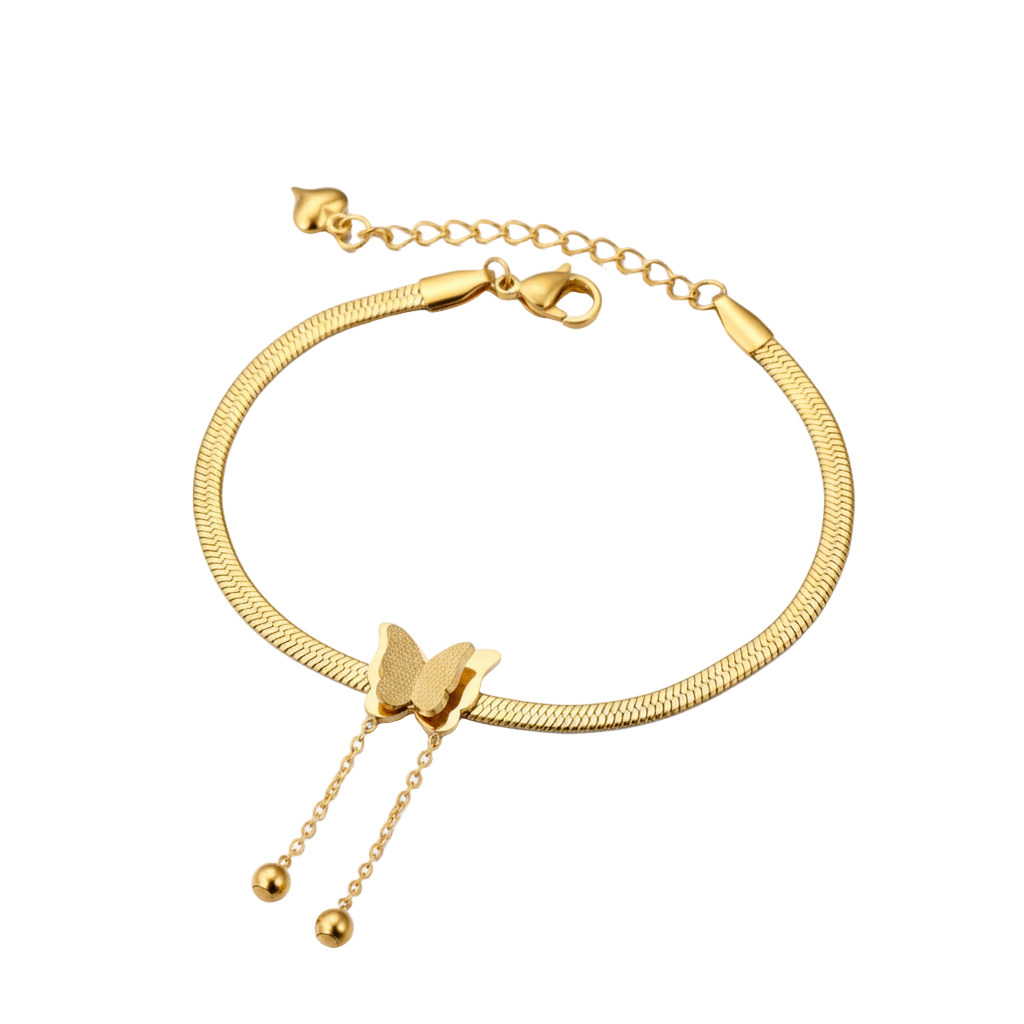ZARAHÉ Butterfly Grace Gold-Plated Bracelet