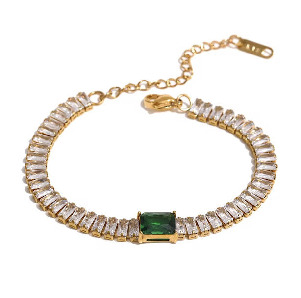 ZARAHÉ Royal Green Gemstone Bracelet