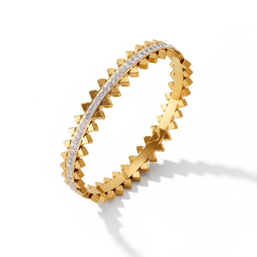 The ZARAHÉ Apex Pavé Bangle