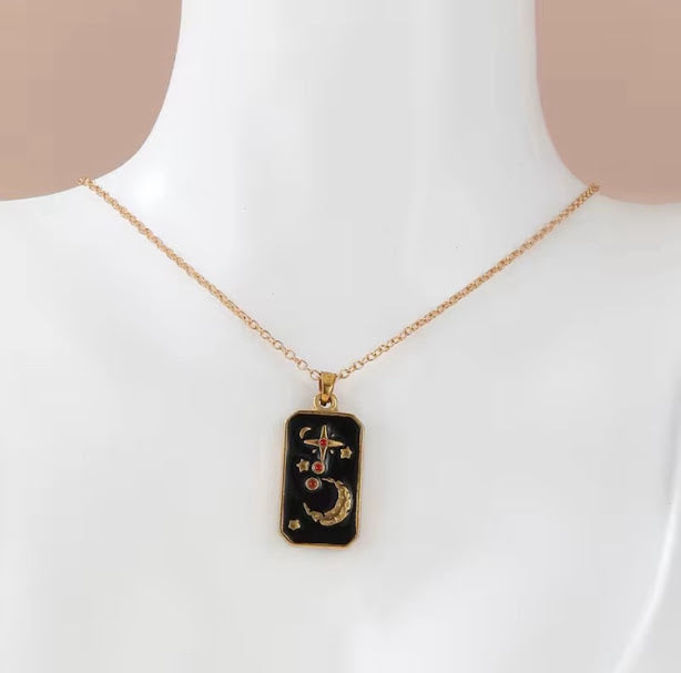 ZARAHE Midnight Sky Dual Pendant