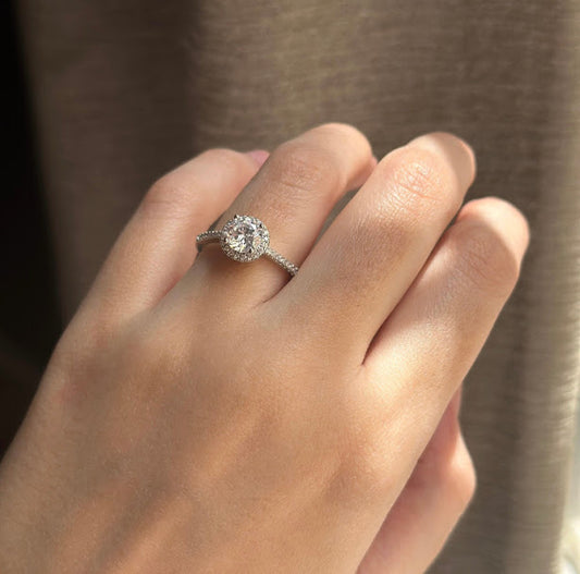 ZARAHE Eternal Spark Solitaire Ring