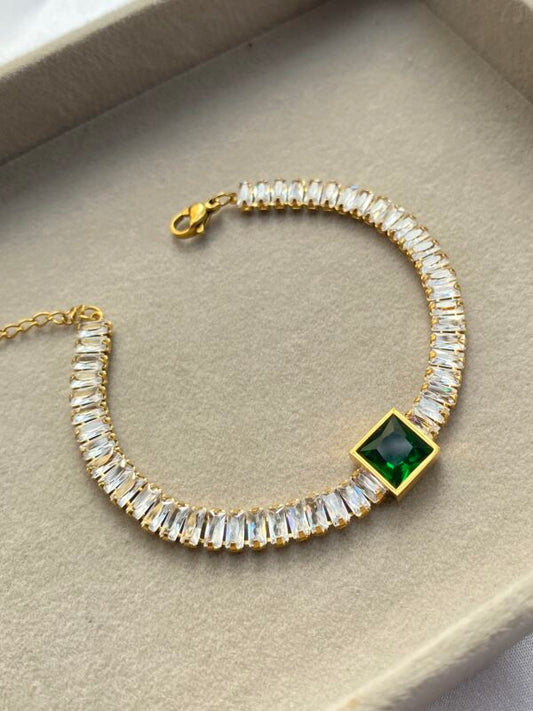 ZARAHÉ Royal Green Gemstone Bracelet