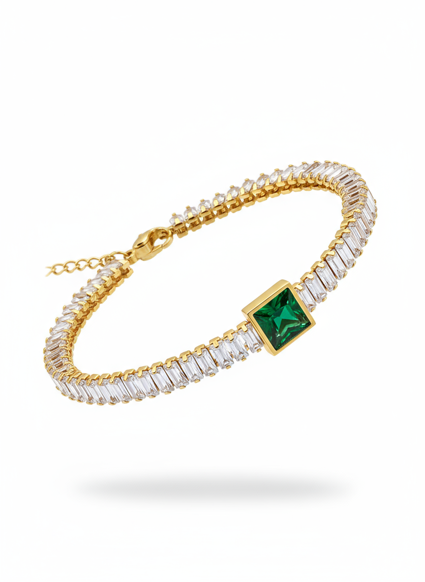 ZARAHÉ Royal Green Gemstone Bracelet