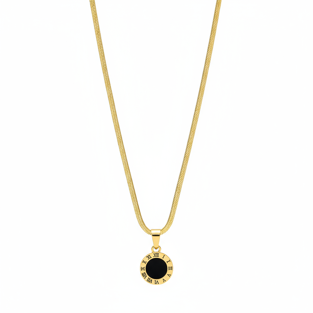 ZARAHÉ Noir Roman Necklace