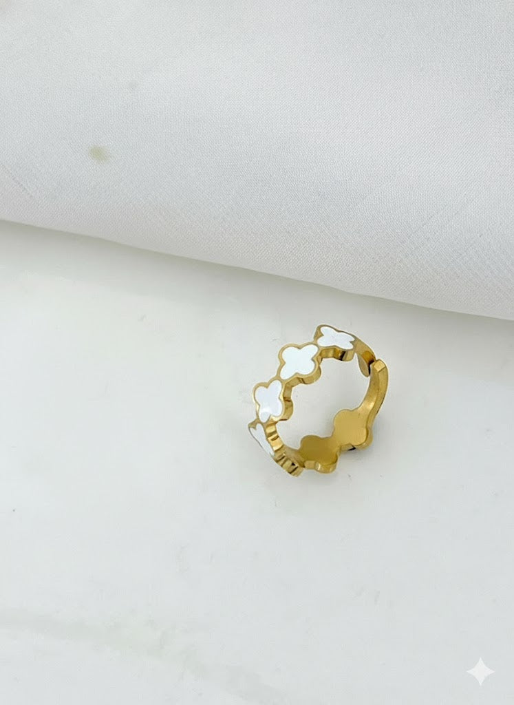 ZARAHÉ Trèfle d’Or Ring