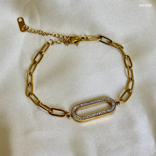 ✨ ZARAHÉ Oval Link Elegance Bracelet