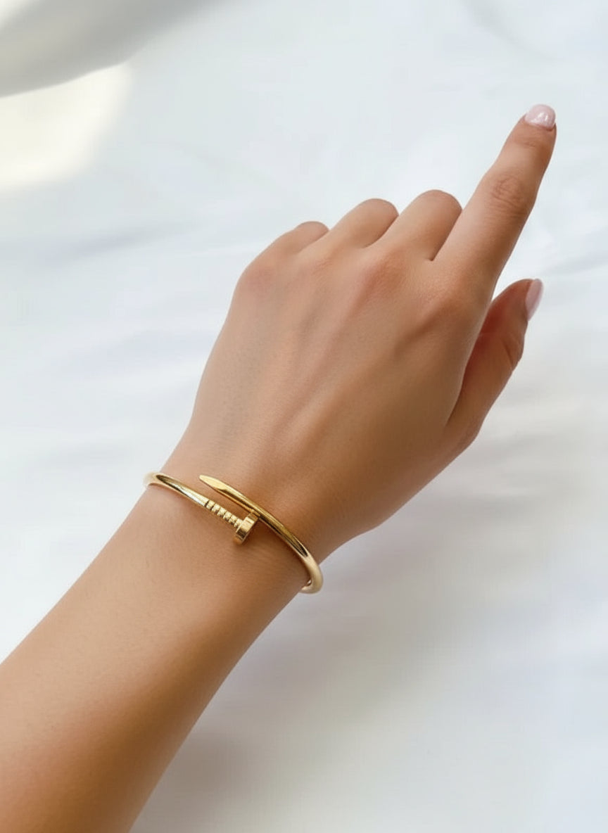 ZARAHE: Iconic Gold Nail Bangle