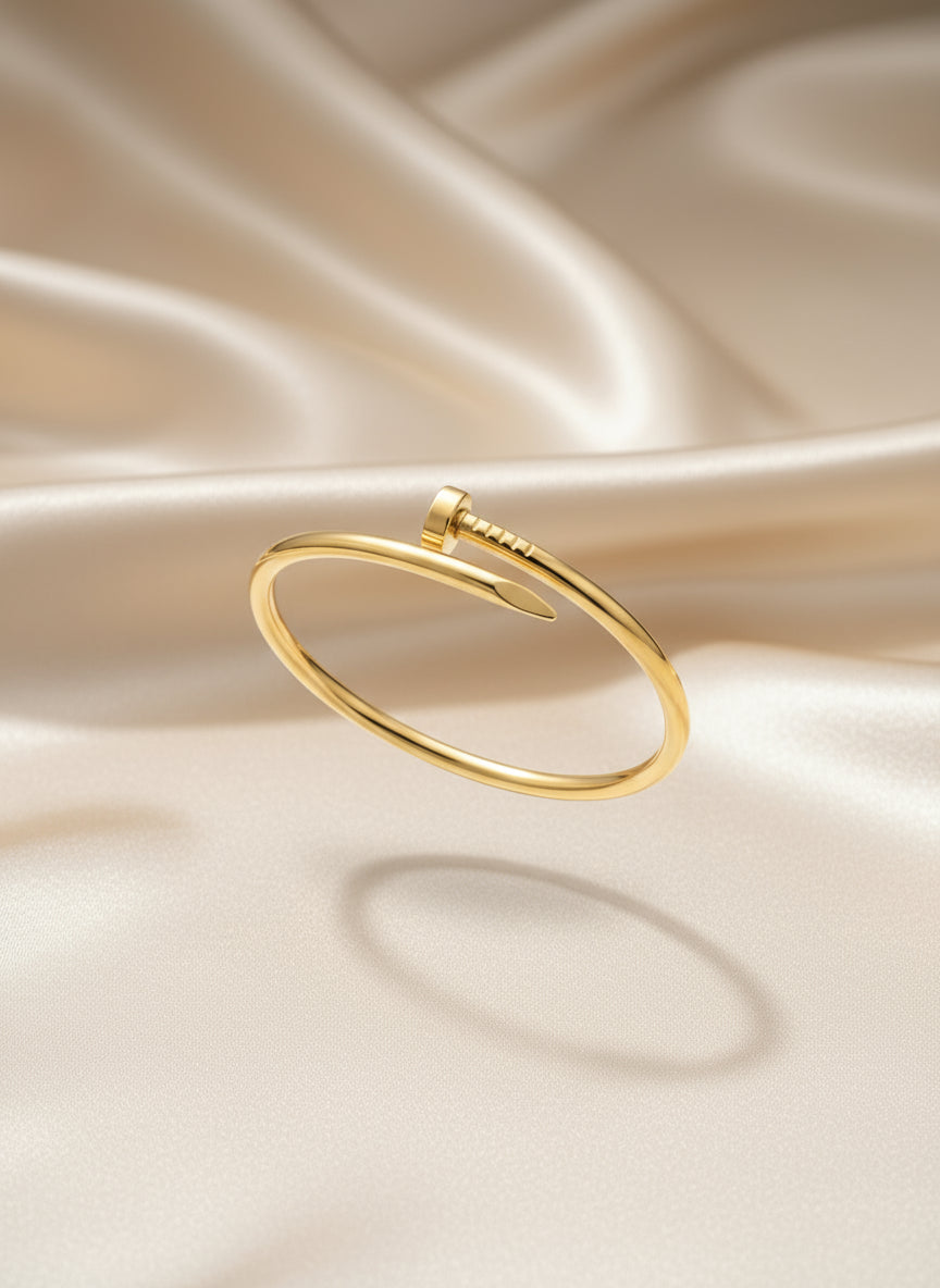 ZARAHE: Iconic Gold Nail Bangle
