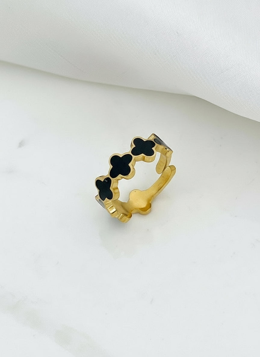 ZARAHÉ Trèfle d’Or Ring