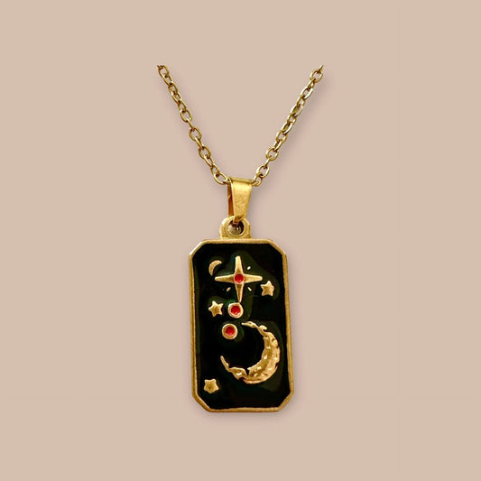 ZARAHE Midnight Sky Dual Pendant
